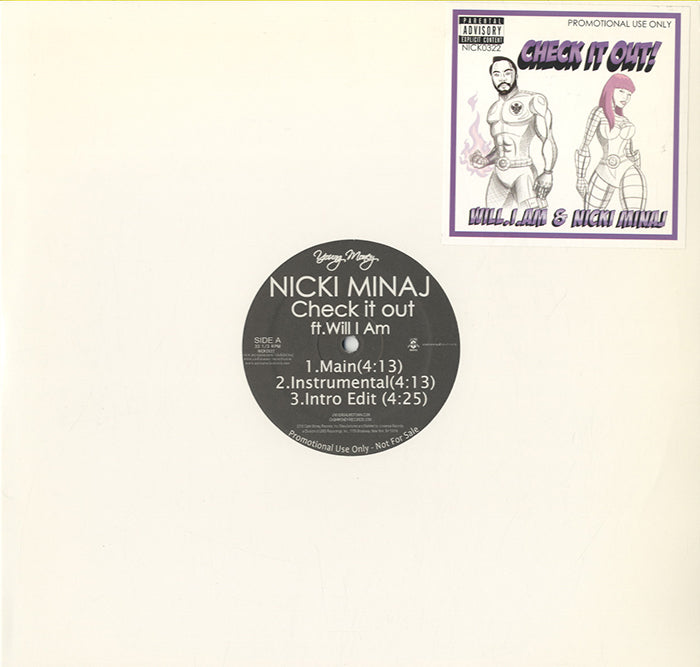 Nicki Minaj Will.I.Am ‎Check It Out レコード Will.I.Am & Nicki Minaj – Check It Out! – CD (Single), 2010