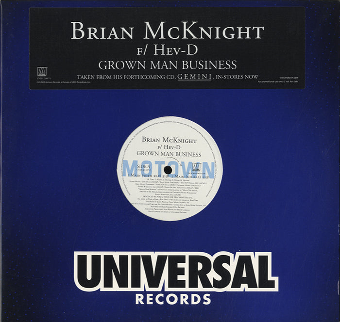 Brian McKnight Ft. Hev-D - Grown Man Business [12