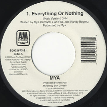 Mya - Everything Or Nothing [7