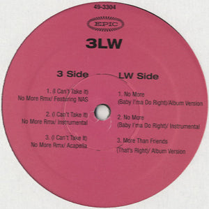 3LW - No More / More Than Friends [12"] 