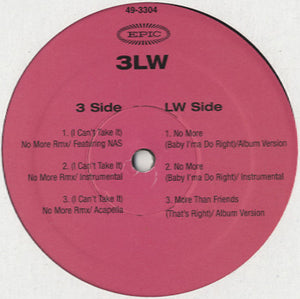 3LW - No More / More Than Friends [12"]