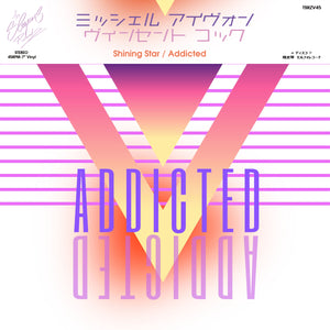 Mishell Ivon, Vincent Kwok - Shining Star / Addicted (Orange Coloured Vinyl) [7"] 当店限定帯仕様