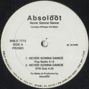 ABSOLooT - Never Gonna Dance [12"]