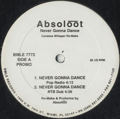 ABSOLooT - Never Gonna Dance [12