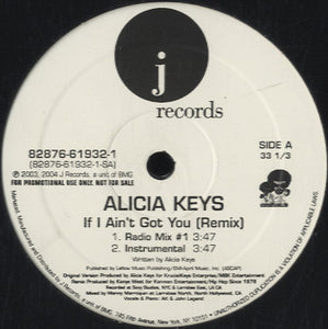 Alicia Keys - If I Ain't Got You (Remix) [12"]