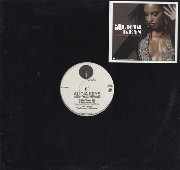 Alicia Keys - Doesn't Mean Anything / Put It In A Love Song [12