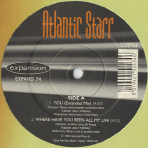 Atlantic Starr - Legacy (Album Sampler) [12"]