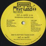 Barbara Christian - She's Hotter Than Ever [12"]