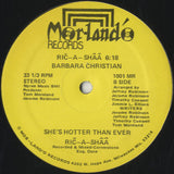 Barbara Christian - She's Hotter Than Ever [12"]