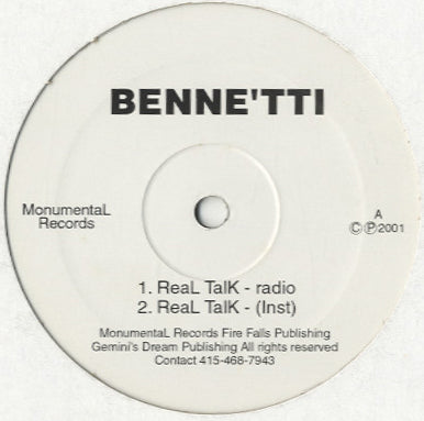 Benne'tti - Real Talk [12