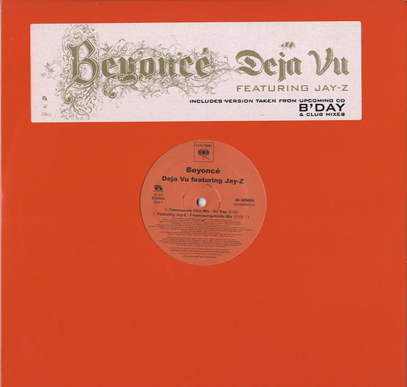 Beyoncé Feat. Jay-Z - Déjà Vu (Freemasons Mix) [12