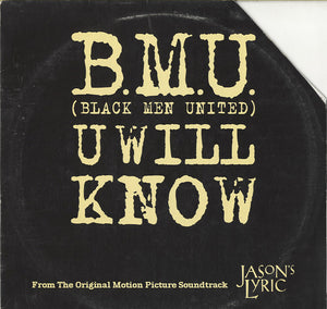 B.M.U. - U Will Know [12"]