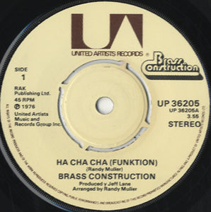 Brass Construction - Ha Cha Cha (Funktion) [7"]