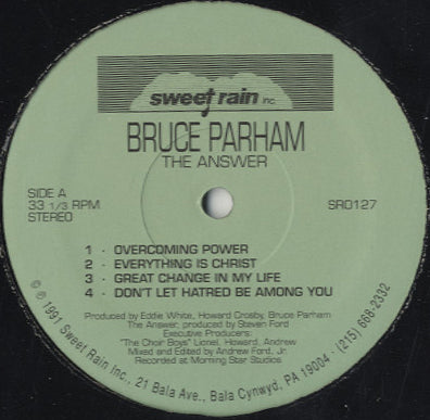 Bruce Parham - The Answer [LP] – Morpho Records