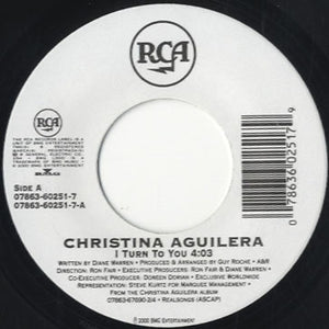 Christina Aguilera - I Turn To You [7"]