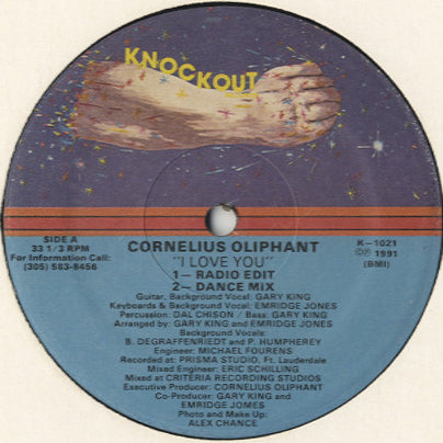 Cornelius Oliphant - I Love You [12