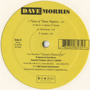 Dave Morris - Time And Time Again [12"]