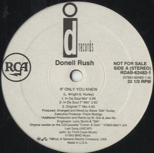 Donnell Rush - If Only You Knew [12"]