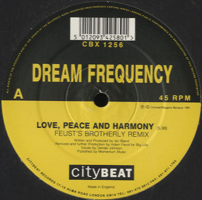 Dream Frequency - Love, Peace And Harmony [12