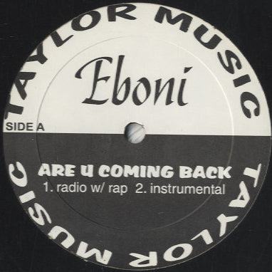 Eboni - Are U Coming Back [12