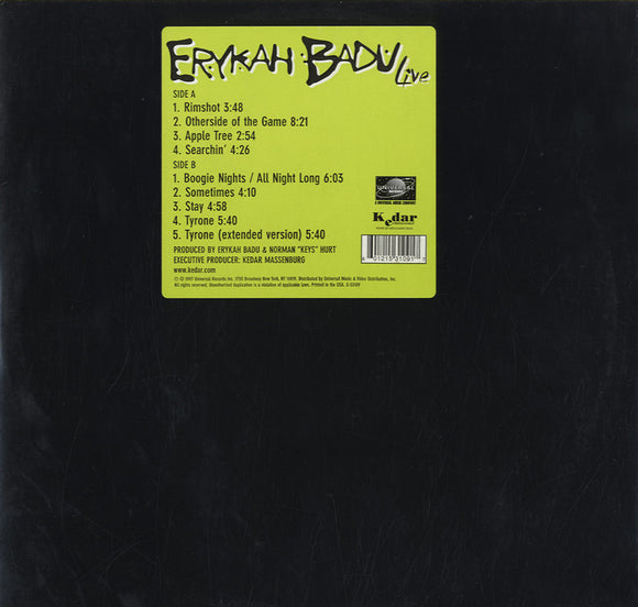 Erykah Badu - Live [LP]