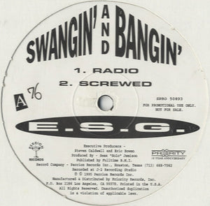 ESG - Swangin' And Bangin' [12"] 