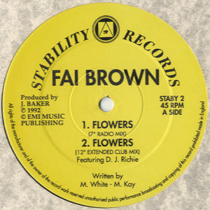 Fai Brown - Flowers [12"] 