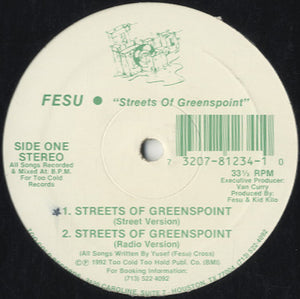Fesu - Streets Of Greenspoint [12"]