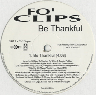 Fo' Clips - Be Thankful [12