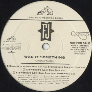 Freddie Jackson - Was It Something [12"]