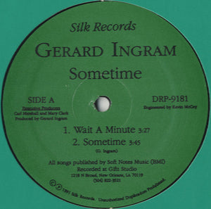 Gerard Ingram - Sometime [12"]