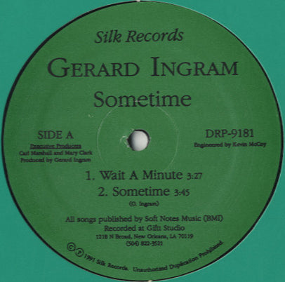 Gerard Ingram - Sometime [12