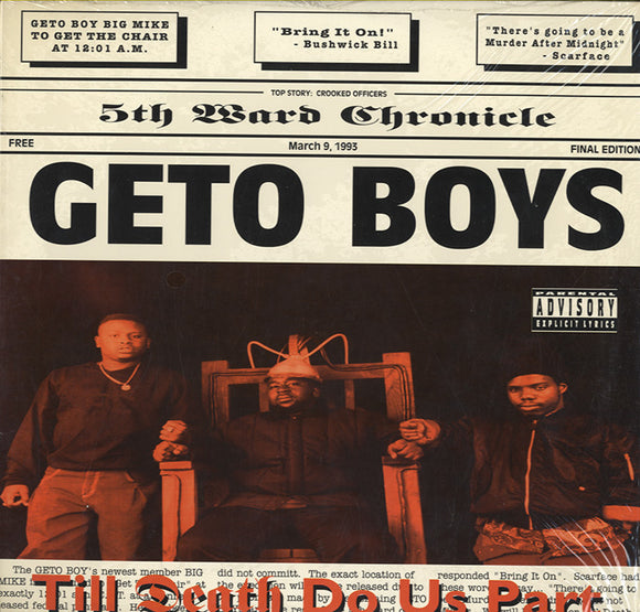 Geto Boys - Till Death Do Us Part [LP]