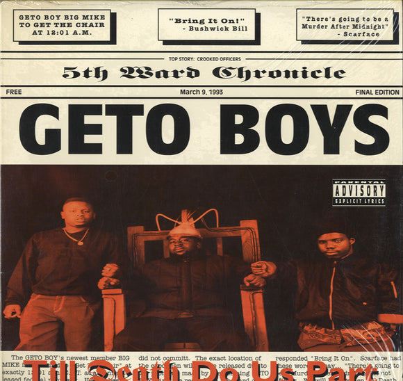 Geto Boys - Till Death Do Us Part [LP]