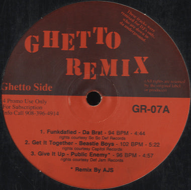 Various - Ghetto Remix 7 [12