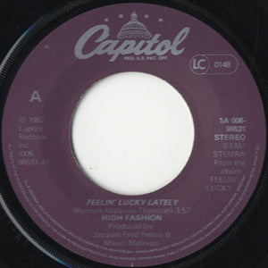 High Fashion - Feelin' Lucky Lately [7"]