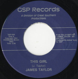 James Taylor - This Girl [7"]