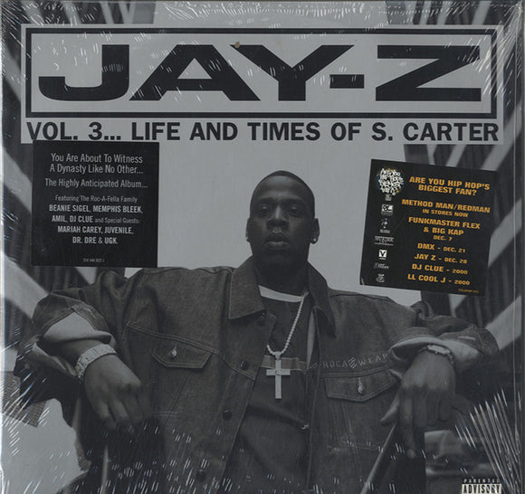 Jay-Z - Vol. 3... Life And Times Of S. Carter [LP] *Still Sealed 