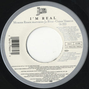 Jennifer Lopez - I'm Real (Murder Remix) / Love Don't Cost A Thing [7"]