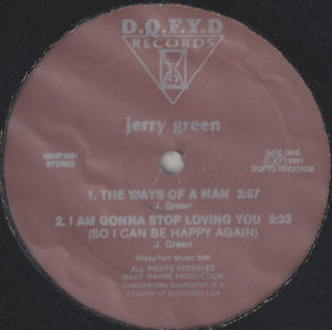 Jerry Green - The Ways Of A Man [12"]