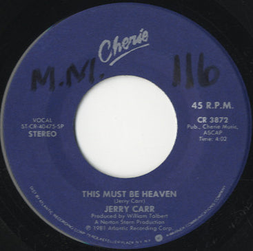 Jerry Carr - This Must Be Heaven [7