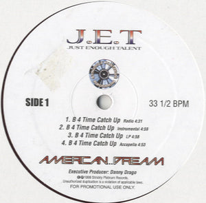 J.E.T - Eyez 4 U / B 4 Time Catch Up [12"]