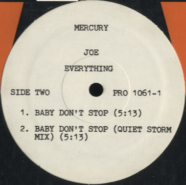 Joe - Baby Don't Stop (Quiet Storm Mix) [12