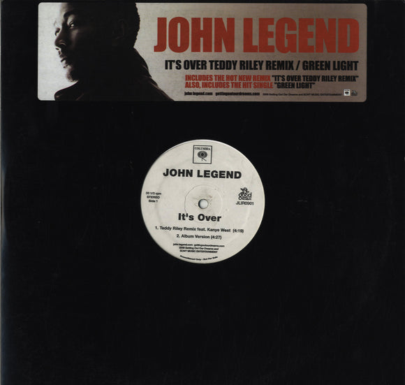John Legend - It's Over (Teddy Riley Remix) / Green Light (Remix) [12