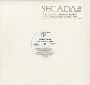 Jon Secada - Too Late, Too Soon [12"]