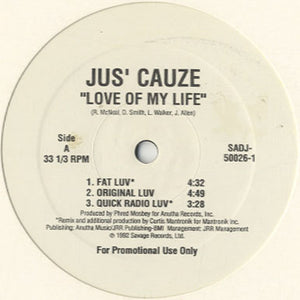 Jus' Cauze - Love Of My Life [12"]