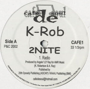 K-Rob - 2Nite [12"]