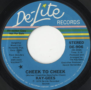 The Kay-Gees - Cheek To Cheek / Tango Hustle [7"]