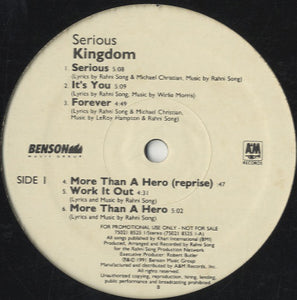 Kingdom - Serious [LP]