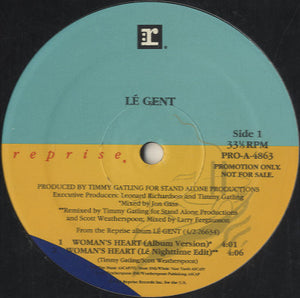 Lé Gent - Woman's Heart [12"] 